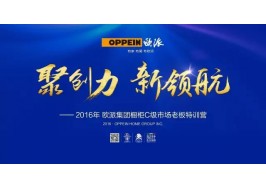 聚創(chuàng)力?新領(lǐng)航！ 歐派2016年櫥柜經(jīng)銷商培訓(xùn)會議系列報道 之清遠(yuǎn)站